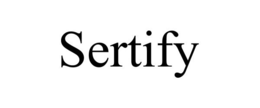 SERTIFY trademark