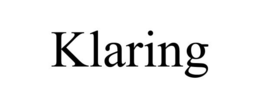 KLARING trademark