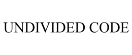 UNDIVIDED CODE trademark