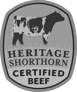 HERITAGE SHORTHORN CERTIFIED BEEF trademark