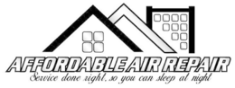 AFFORDABLE AIR REPAIR SERVICE DONE RIGHT, SO YOU CAN SLEEP AT NIGHT trademark