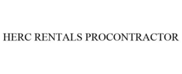 HERC RENTALS PROCONTRACTOR trademark