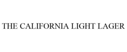 THE CALIFORNIA LIGHT LAGER trademark
