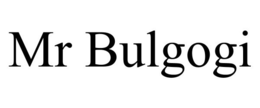 MR BULGOGI trademark