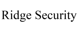 RIDGE SECURITY trademark