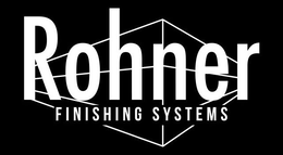 ROHNER FINISHING SYSTEMS trademark