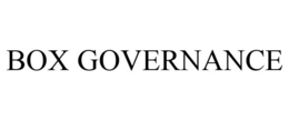 BOX GOVERNANCE trademark