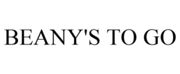 BEANY'S TO GO trademark
