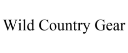 WILD COUNTRY GEAR trademark