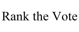 RANK THE VOTE trademark