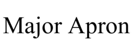 MAJOR APRON trademark
