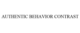 AUTHENTIC BEHAVIOR CONTRAST trademark