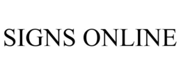 SIGNS ONLINE trademark