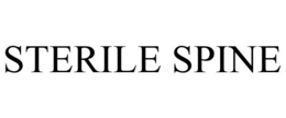 STERILE SPINE trademark