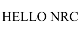 HELLO NRC trademark