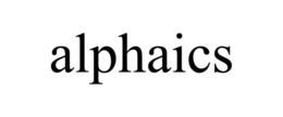 ALPHAICS trademark