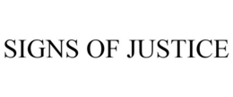 SIGNS OF JUSTICE trademark