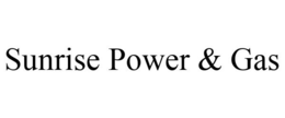 SUNRISE POWER & GAS trademark
