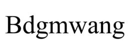 BDGMWANG trademark