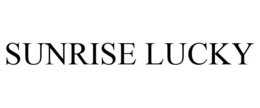SUNRISE LUCKY trademark