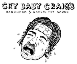 CRY BABY CRAIG'S HABANERO & GARLIC HOT SAUCE trademark