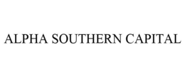 ALPHA SOUTHERN CAPITAL trademark