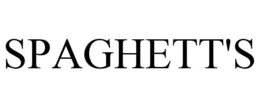 SPAGHETT'S trademark