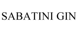 SABATINI GIN trademark