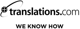 TRANSLATIONS.COM WE KNOW HOW trademark