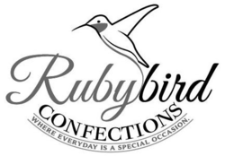 RUBYBIRD CONFECTIONS WHERE EVERYDAY IS A SPECIAL OCCASION. trademark