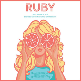 RUBY TART BLONDE ALE BREWED WITH NATURAL GRAPEFRUIT trademark