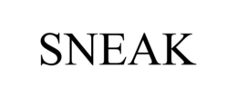 SNEAK trademark