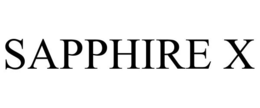 SAPPHIRE X trademark