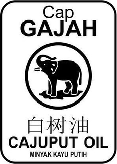 CAP GAJAH CAJUPUT OIL MINYAK KAYU PUTIH trademark