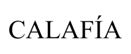 CALAFÍA trademark