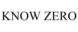 KNOW ZERO trademark