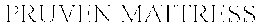 PRUVEN MATTRESS trademark