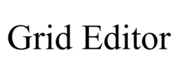 GRID EDITOR trademark