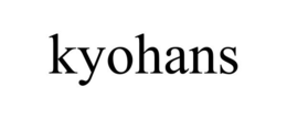 KYOHANS trademark