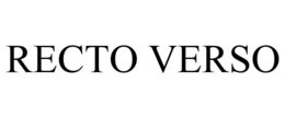 RECTO VERSO trademark