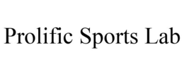 PROLIFIC SPORTS LAB trademark