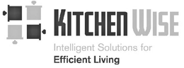 KITCHEN WISE INTELLIGENT SOLUTIONS FOR EFFICIENT LIVING trademark
