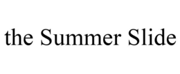 THE SUMMER SLIDE trademark