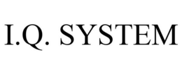 I.Q. SYSTEM trademark
