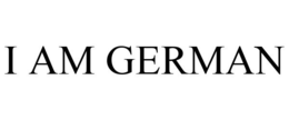 I AM GERMAN trademark
