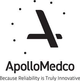 A APOLLO MEDCO BECAUSE RELIABILITY IS TRULY INNOVATIVE trademark