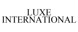 LUXE INTERNATIONAL trademark