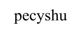 PECYSHU trademark