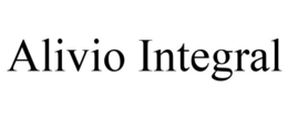 ALIVIO INTEGRAL trademark
