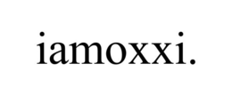 IAMOXXI. trademark